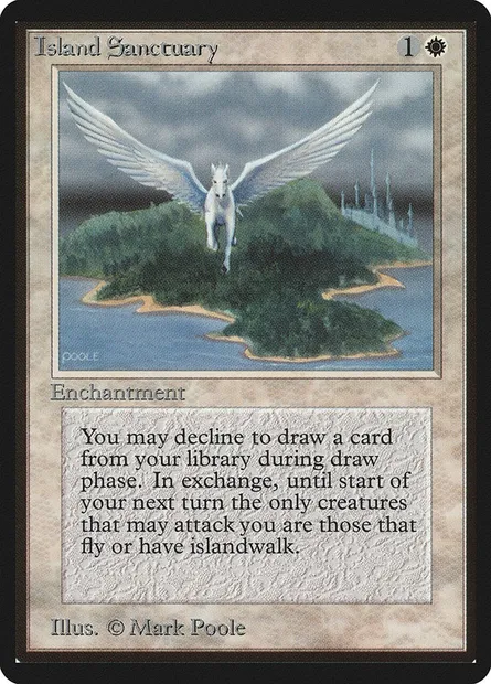 Island Sanctuary, Magic card LEB 26 — Limited Edition Beta set