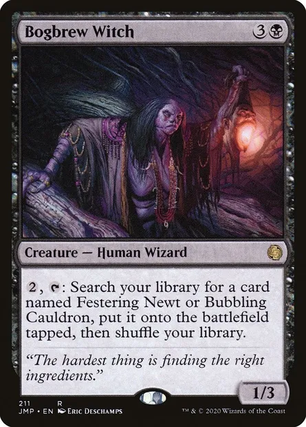 Envoûteuse cloaquebouillon, carte Magic JMP 211 — extension Jumpstart