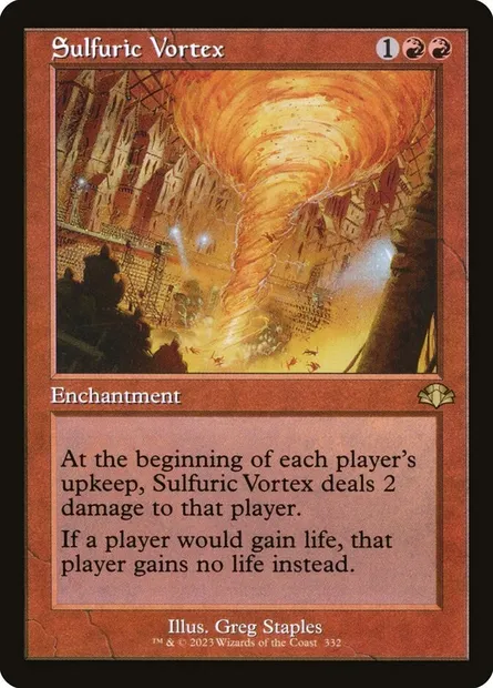 Sulfuric Vortex, Magic card DMR 332 — Dominaria Remastered set