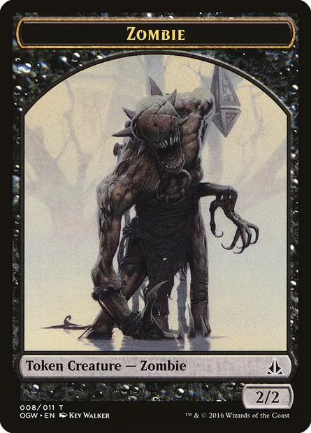 Zombie, Magic card TOGW 8 — Oath of the Gatewatch Tokens set