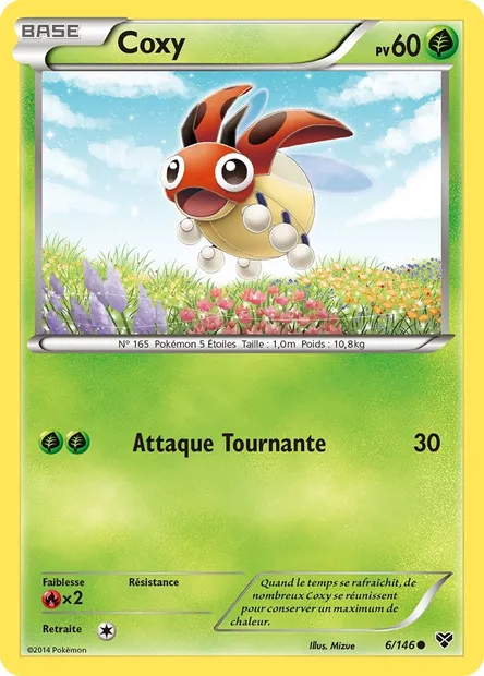 Coxy, carte Pokémon XY 6 — extension XY