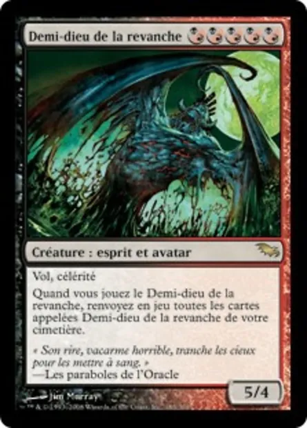 Demi-dieu de la revanche, carte Magic SHM 183 — extension Sombrelande