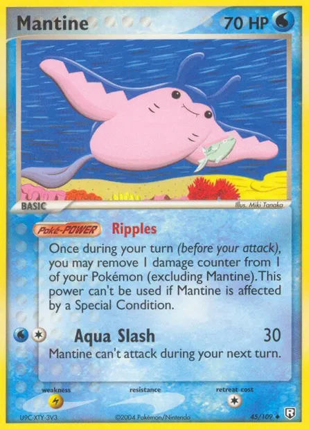 Mantine, Pokémon card TRR 45 — Team Rocket Returns set