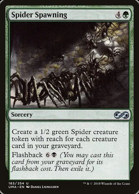Spider Spawning, Magic card UMA 183 — Ultimate Masters set