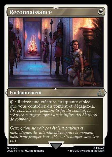 Reconnaissance, carte Magic ACR 179 — extension Assassin's Creed