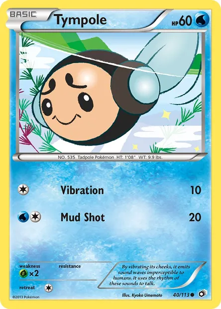 Tympole, Pokémon card LTR 40 — Legendary Treasures set