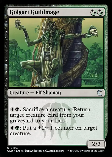 Golgari Guildmage, Magic card CLU 194 — Ravnica: Clue Edition set