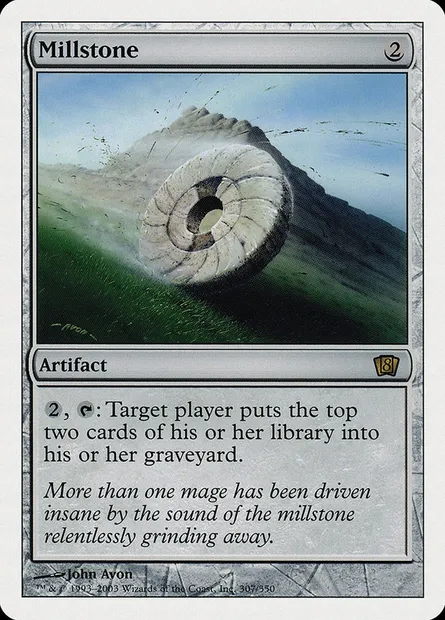 Millstone, Magic card 8ED 307 — Eighth Edition set