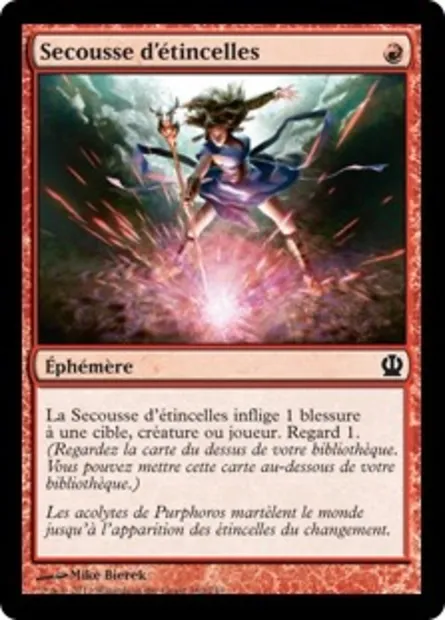 Secousse d'étincelles, carte Magic THS 140 — extension Theros