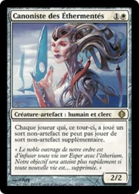 Canoniste des Éthermentés, carte Magic ALA 10 — extension Les éclats d'Alara