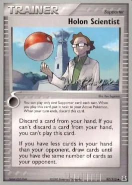 Scientifique Holon, carte Pokémon WCD07 097-5 — extension World Championship Decks 2007