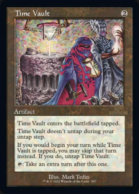 Time Vault, Magic card 30A 567 — 30th Anniversary Edition set