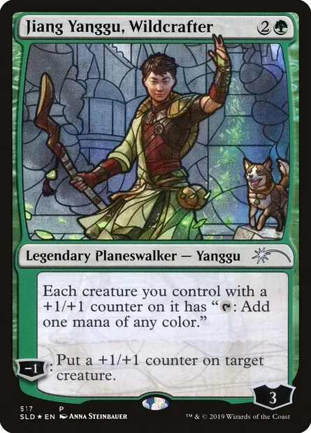 Jiang Yanggu, Wildcrafter, Magic card SLD 517 — Secret Lair Drop set