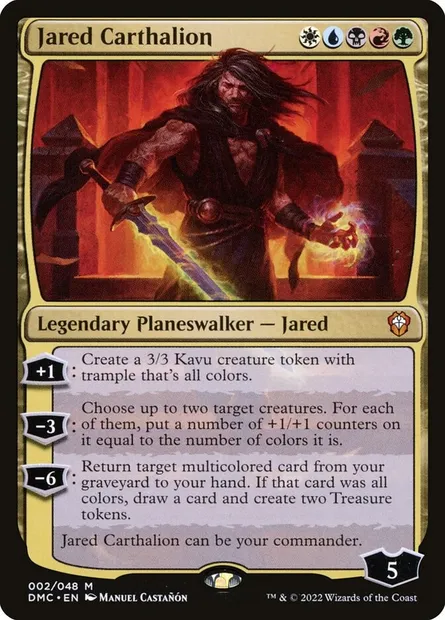 Jared Carthalion, Magic card DMC 2 — Dominaria United Commander set