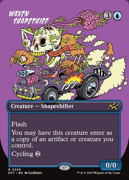 Waxen Shapethief, Magic card DFT 336 — Aetherdrift set