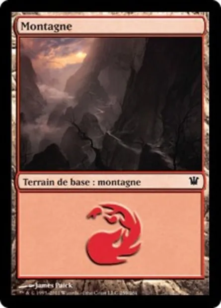 Montagne, carte Magic ISD 259 — extension Innistrad