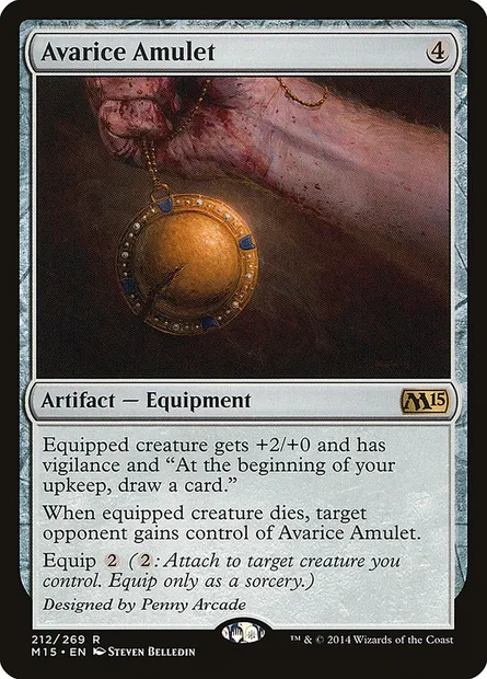 Avarice Amulet, Magic card M15 212 — Magic 2015 set