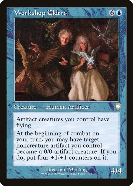 Workshop Elders, Magic card BRC 102 — The Brothers' War Commander set