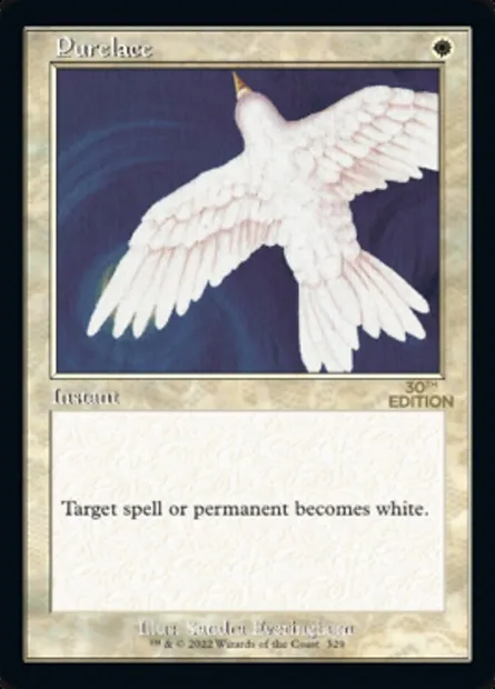 Voile de pureté, carte Magic 30A 329 — extension 30th Anniversary Edition