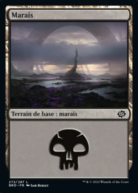 Marais, carte Magic BRO 272 — extension La Guerre Fratricide