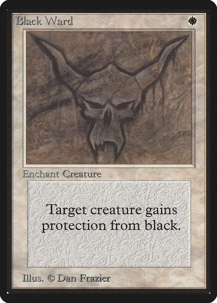Black Ward, Magic card LEB 5 — Limited Edition Beta set
