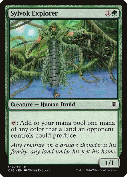 Sylvok Explorer, Magic card C16 169 — Commander 2016 set