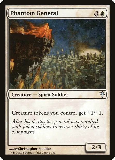 Phantom General, Magic card DDK 14 — Duel Decks: Sorin vs. Tibalt set