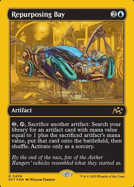 Repurposing Bay, Magic card DFT 439 — Aetherdrift set