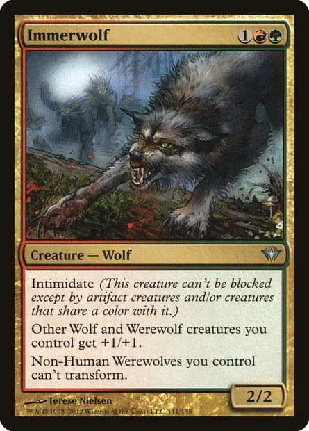 Immerwolf, Magic card DKA 141 — Dark Ascension set