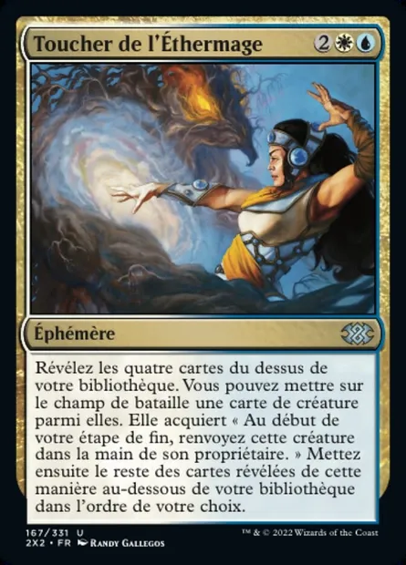 Toucher de l'Éthermage, carte Magic 2X2 167 — extension Double Masters 2022