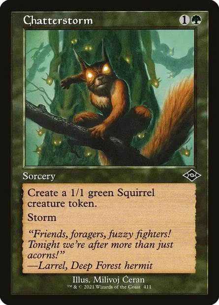 Chatterstorm, Magic card MH2 411 — Modern Horizons 2 set