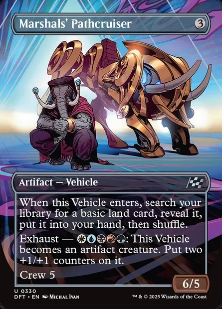 Marshals' Pathcruiser, Magic card DFT 330 — Aetherdrift set