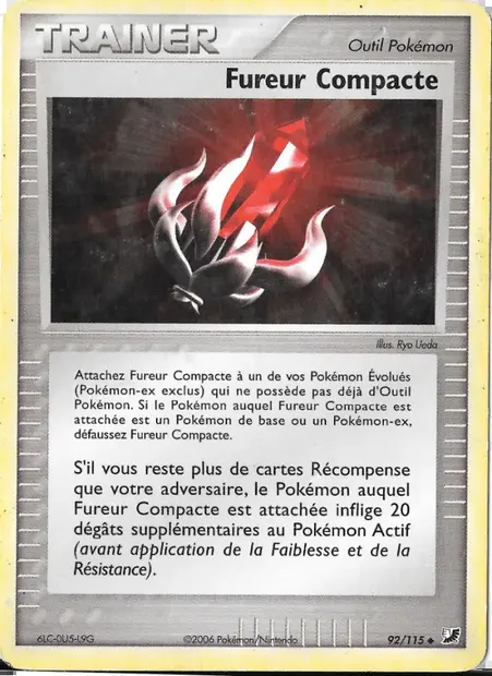 Fureur Compacte, carte Pokémon UF 92 — extension EX Forces Cachées