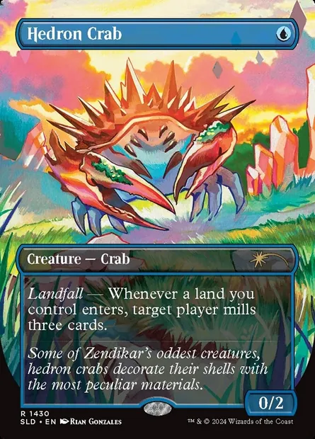 Crabe d'hèdron, carte Magic SLD 1430 — extension Secret Lair Drop