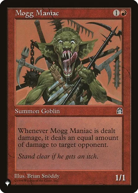 Maniaque mogg, carte Magic PLST STH-94 — extension The List