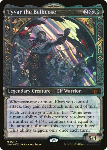Tyvar the Bellicose, Magic card MAT 227 — March of the Machine: The Aftermath set