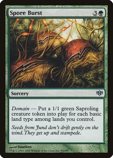 Spore Burst, Magic card CON 93 — Conflux set
