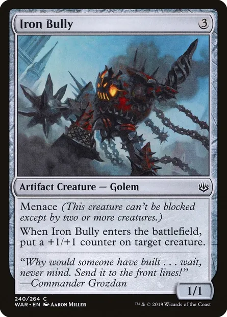 Iron Bully, Magic card WAR 240 — War of the Spark set