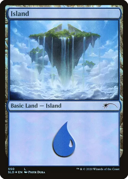 Île, carte Magic SLD 550 — extension Secret Lair Drop