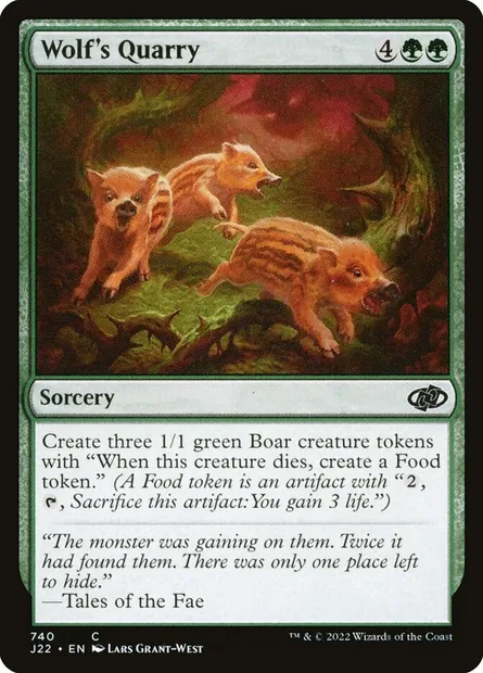 Wolf's Quarry, Magic card J22 740 — Jumpstart 2022 set