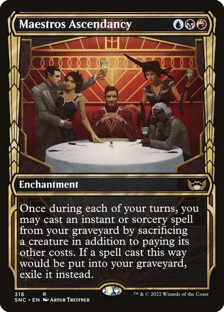 Maestros Ascendancy, Magic card SNC 316 — Streets of New Capenna set