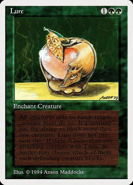 Lure, Magic card SUM 212 — Summer Magic / Edgar set