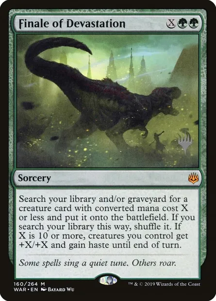 Summum de la destruction, carte Magic PWAR 160p — extension War of the Spark Promos