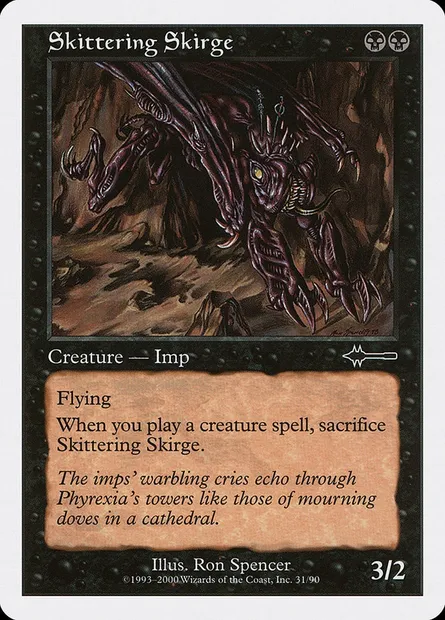 Skittering Skirge, Magic card BTD 31 — Beatdown Box Set set