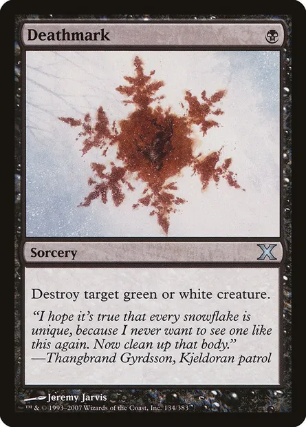 Deathmark, Magic card 10E 134 — Tenth Edition set