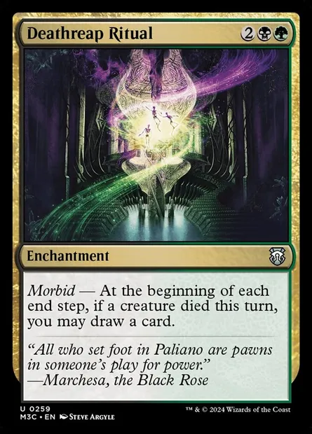 Deathreap Ritual, Magic card M3C 259 — Modern Horizons 3 Commander set