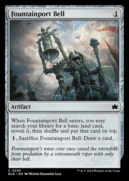 Fountainport Bell, Magic card BLB 245 — Bloomburrow set