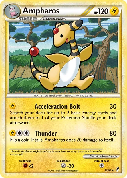 Ampharos, Pokémon card CL 23 — Call of Legends set