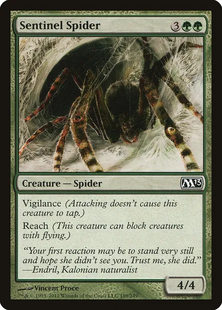 Sentinel Spider, Magic card M13 189 — Magic 2013 set