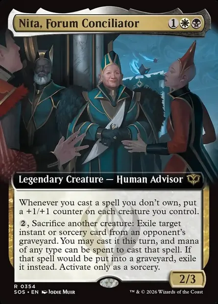 Nita, Forum Conciliator, Magic card SOS 354 — Secrets of Strixhaven set